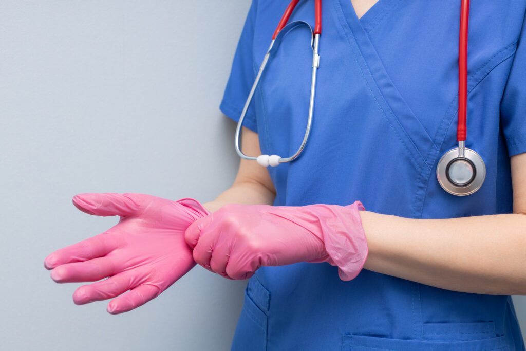 Reusable cleaning gloves protecting hands during cleaning in South Africa
