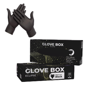 Nitrile gloves for salon and tattoo studio presentation