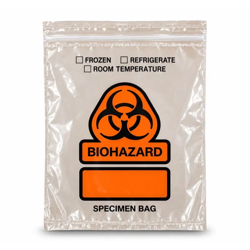 Biohazard Specimen Bag – 203 × 254 mm – 100 Pack